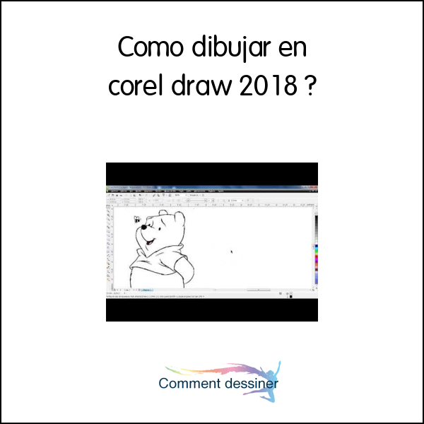 Como dibujar en corel draw 2018